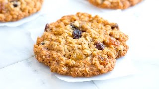 Chewy Oatmeal Raisin Cookies Recipe [upl. by Sotnas972]