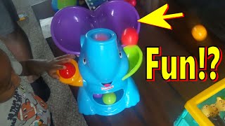 GREAT TOY Playskool Elefun Ball Popper Toy for Toddlers [upl. by Nolham725]