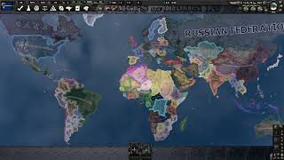 HOI4 Novum Vexillum Timelapse AI Only Chaos mode [upl. by Beaver]