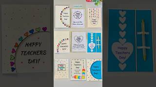 DIY16 Teachers day Card ideas😍 Easy Greeting Cards😍 shorts teacher diy card craft short [upl. by Eimmat]