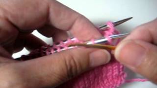 Grafting stockinette and garter stitch [upl. by Adnilev]