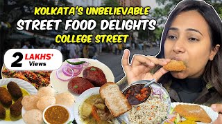 Kolkatas Unbelievable Street Food Delights Heritage Eateries in College Street [upl. by Chester501]