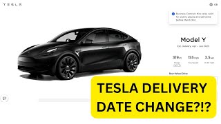 TESLA KEEP CHANGING MY DELIVERY DATE [upl. by Cooperstein7]