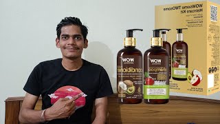 WOW Skin Science Apple Cider Vinegar Shampoo And Coconut  Avocado Oil Conditioner  Honest Review [upl. by Valentina]