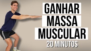 Ganhar massa muscular  20 minutos [upl. by Notlih]