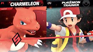 Smash bros Ultimate S Charmeleon VS pokemon Trainer [upl. by Alaunnoif]