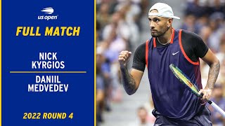 Nick Kyrgios vs Daniil Medvedev Full Match  2022 US Open Round 4 [upl. by Riegel]