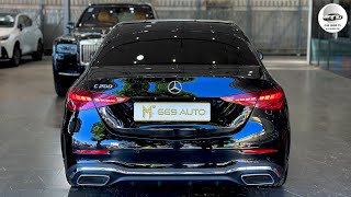 New Mercedes Benz C200 AMG  luxury Small Sedan  Black Edition [upl. by Ramma]