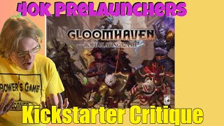 Gloomhaven Second Edition amp The Role Playing Game amp Miniatures  Kickstarter Critique Review [upl. by Aric972]