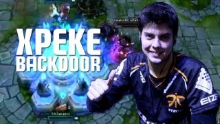 xPeke backdoor vs SK Gaming Intel Extreme Masters Katowice [upl. by Eanyl397]