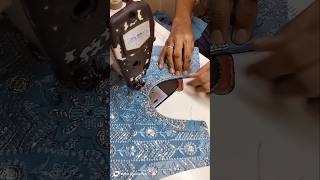 Hand work neck 🧣 sewing machine stitching short video sewing machine stitching viral [upl. by Ailina]