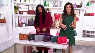 Dooney amp Bourke Saffiano Leather Kyra Crossbody on QVC [upl. by Aicekat558]