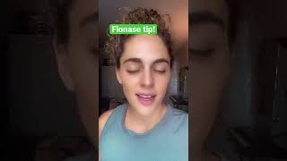 Flonase Tip How to use flonase nose spray  Who knew [upl. by Lizette]