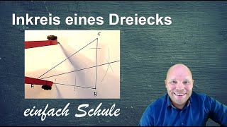 Inkreis eines Dreiecks konstruieren [upl. by Adleremse]