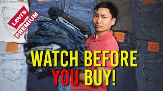 ULTIMATE Guide To Levis Premium Jeans Every Fit Explained [upl. by Sidonnie]