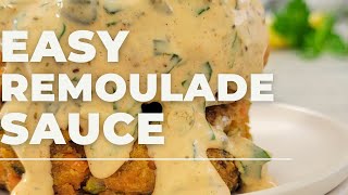 HOMEMADE REMOULADE SAUCE  HOW TO MAKE REMOULADE [upl. by Losse]