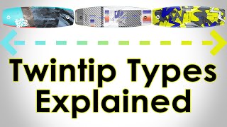 Twintips explained freeride freestyle rocker outline etc [upl. by Sirraj456]