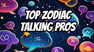 Top 10 Zodiac Signs for Communication Skills [upl. by Ellertnom179]