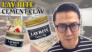 REVIEW POMADE  Lay Rite Cement Clay Pomade  Giữ nếp tốt hương siêu cuốn [upl. by Sekoorb376]