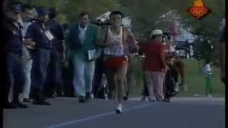 1992 Barcelona Olympics Mens Marathon Spanish [upl. by Amaras]