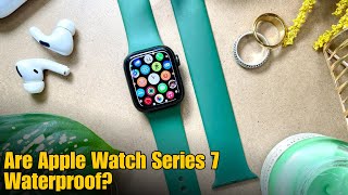 Are Apple Watch Series 7 Waterproof [upl. by Ojillek]