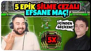 ESUFY İÇİNDEN GEÇİCEM DEDİ 5 EPİK SİLME CEZALI EFSANE MAÇ🔥 DOUBLE COMEBACK eFootball Mobile 2025 [upl. by Aihseket]