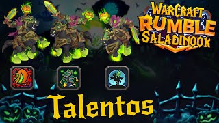 Talentos del Headless Horseman  Nueva Mini  Warcraft Rumble [upl. by Ettenav646]