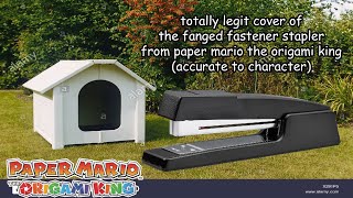 a totally legit cover of the fanged fastener stapler from paper mario the origami king [upl. by Ahsineg917]