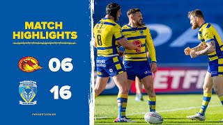 Highlights Challenge Cup quarter final Catalans v Warrington [upl. by Sedberry]