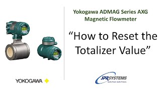 Yokogawa  How to Reset the Totalizer Value [upl. by Haduj]