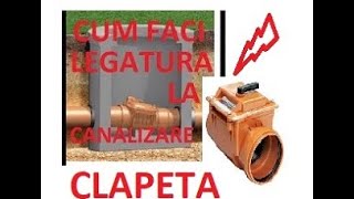 Montare CLAPETA De SENS Evitarea mirosuluiLegaturile la CANALIZARE Ep2 [upl. by Maffei624]