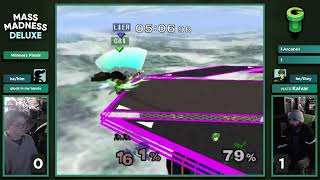 Mass Madness Deluxe SSBM  glock in my toyota Mr GampW vs MATE  Kalvar Marth  Melee WF [upl. by Ladnor]