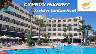 Tsokkos Gardens Hotel Apts Pernera Cyprus  A Tour Around [upl. by Dera424]