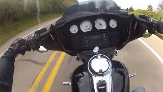 Harley Street Glide POV Camera Test Ride [upl. by Llehsor]