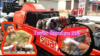 vlog16 Turbo on Swaraj 855 fitted by Sandhu tractor’s contact for tractor modification 8059746695 [upl. by Apfel]