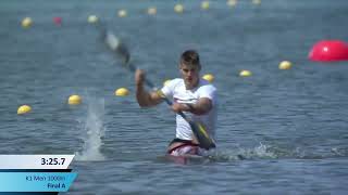 Mens K1 1000m Final  2023 ICF Canoe Kayak Sprint World Cup Poznan [upl. by Wittenburg295]