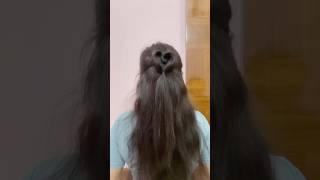 Heart shape hairstyle hairstyle viralvideo trending shorts youtubeshorts ashortaday [upl. by Thirzia]