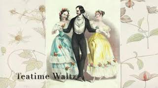 Teatime Waltz Lovely Victorian Harp Music Regency Royal Dance Music for Afternoon Teaharpmusic [upl. by Gnilhsa314]