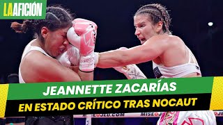 Boxeadora mexicana Jeanette Zacarías en estado crítico tras ser noqueada [upl. by Nawram]