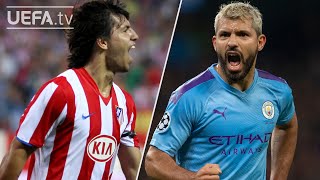 ATLÉTICO MAN CITY  SERGIO AGÜERO All 41 UCL GOALS [upl. by Sabec]