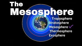 The Mesosphere  Layers of Earths Atmosphere [upl. by Lisabet]