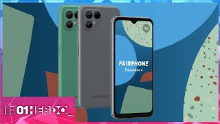 01Hebdo 326  Fairphone 4 la nouvelle version du smartphone éthique [upl. by Lezley509]