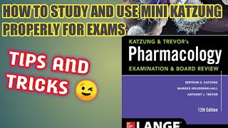 How to study mini katzung pharmacology  pharmacology made easy pharma katzung lippincott [upl. by Bolton57]