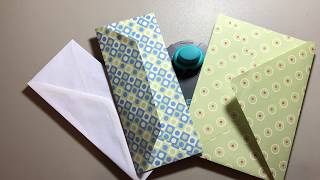 CraftyRia Creates Oversized Envelopes with the Envelope Punch Board [upl. by Nomaj]