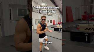 Presidents Doing Gymnastics victory sports shorts youtubeshorts president funny fitness gym [upl. by Elnukeda]