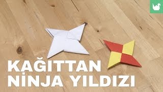 Kolayca origami yapmayı öğrenin Kağıttan Ninja Yıldızı [upl. by Ahsote]