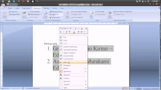 Tutoriale Video Microsoft Office  Adaugare bibliografie si citat [upl. by Vigor]