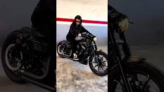 heating up motors dyna motorcycles biker harleylife softail bobber bikelife honda yamaha [upl. by Nett]