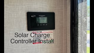 Solar Panel Charge Controller Install [upl. by Temhem]