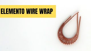 Tecnica wire wrapping tutorial italiano [upl. by Eardnaed]